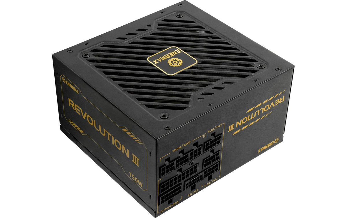 Netzteil Enermax Revolution 3 750W 80+Gold, volmodular, ATX 3.1
