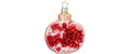Inge Weihnachtskugel Granatapfel Glas, H: 8.5 cm, mundgeblasen