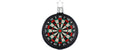 Inge Weihnachtskugel Dartscheibe Glas, H: 8 cm, mundgeblasen