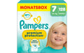 Pampers Premium Protection Gr. 7 15+ kg, Monatsbox / 128 Stk
