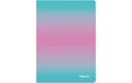 Herlitz Notizheft A5 80 Blatt kariert, 70g/m2, minze/rosa
