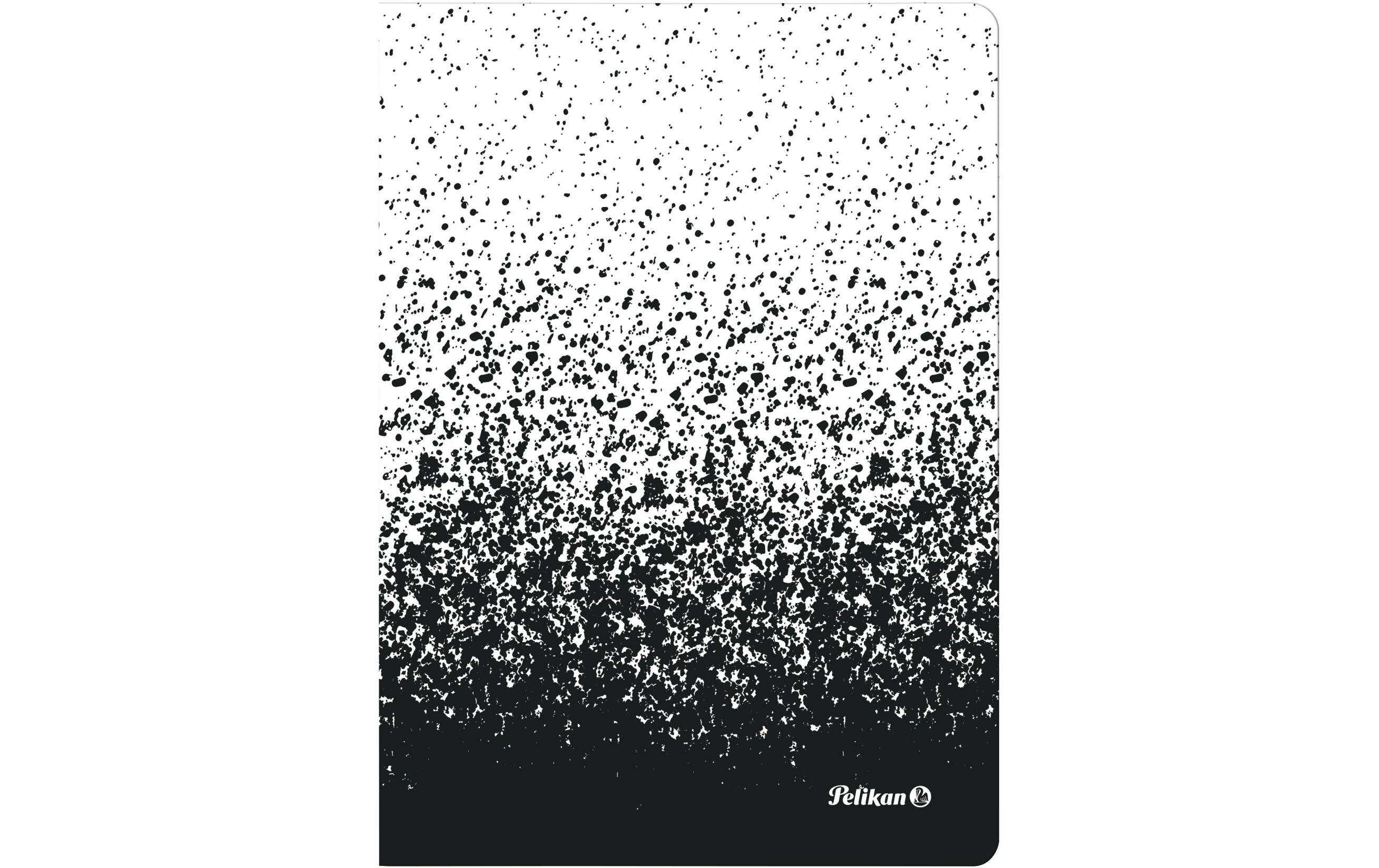 Herlitz Notizheft A5 80 Blatt kariert, 70g/m2, schw/weiss