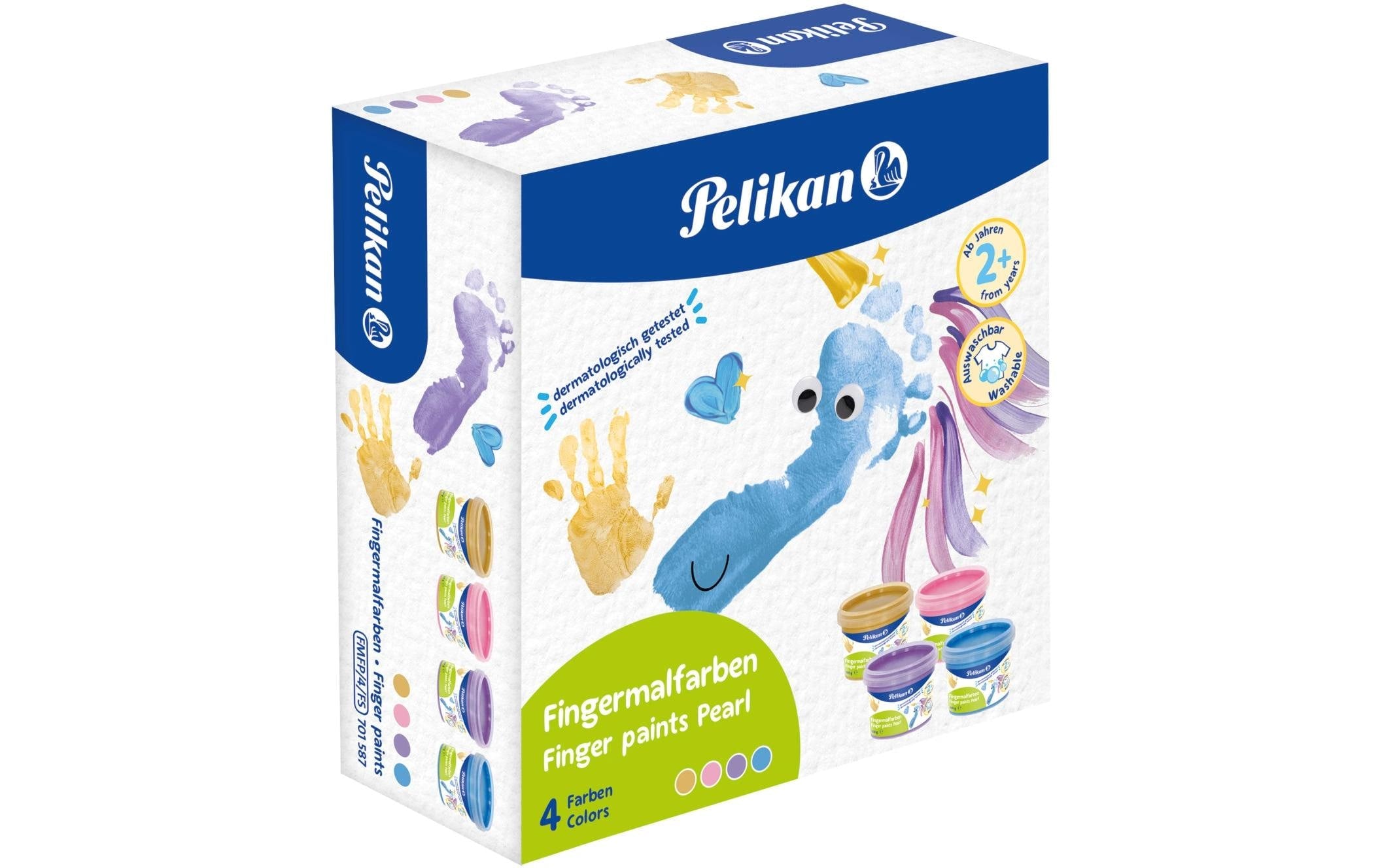 Pelikan Fingerfarben Metallic 4 Stk