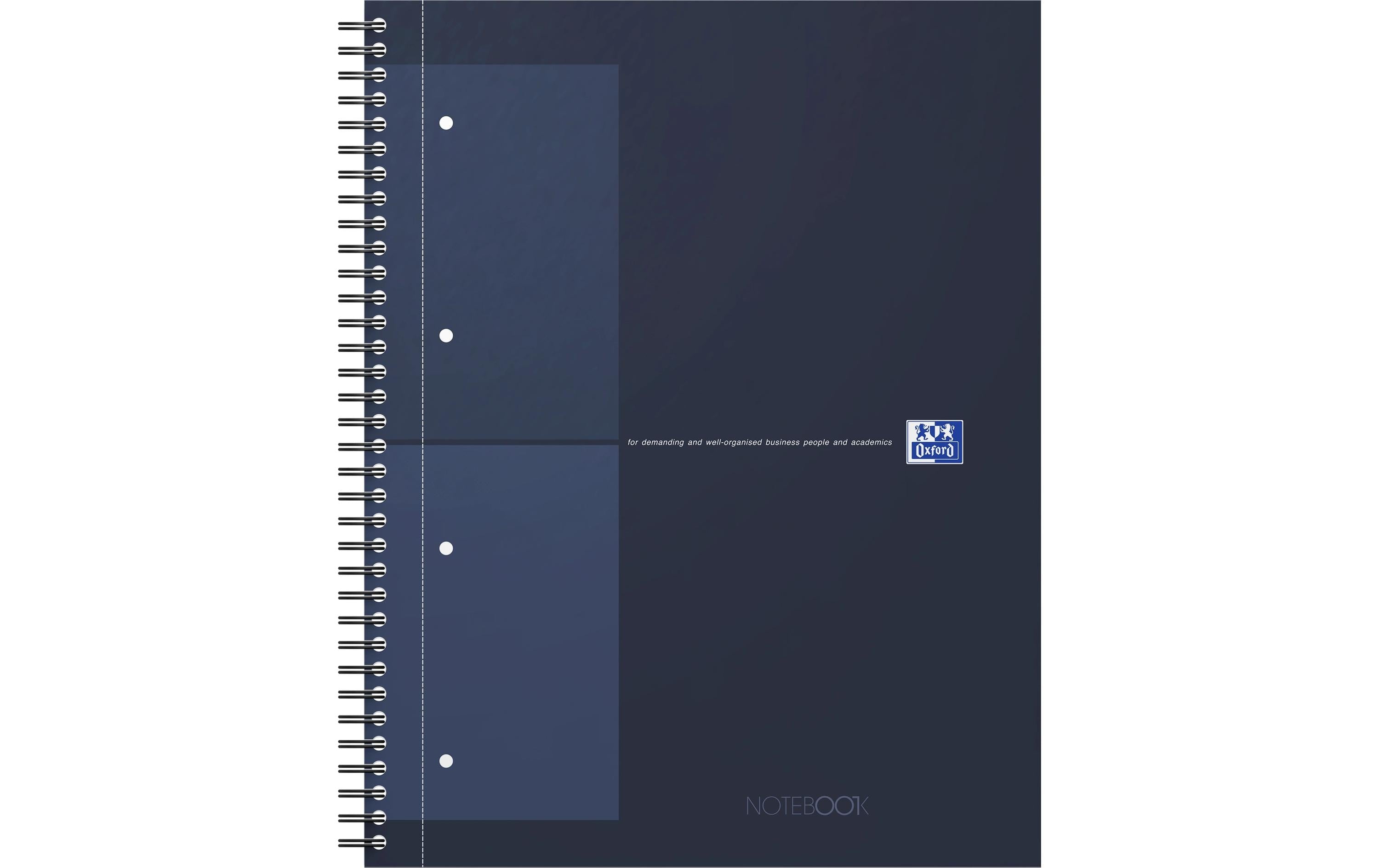 OXFORD A4+ International Notizbuch, kariert A4+, 5-mm-kariert, 80 Blatt