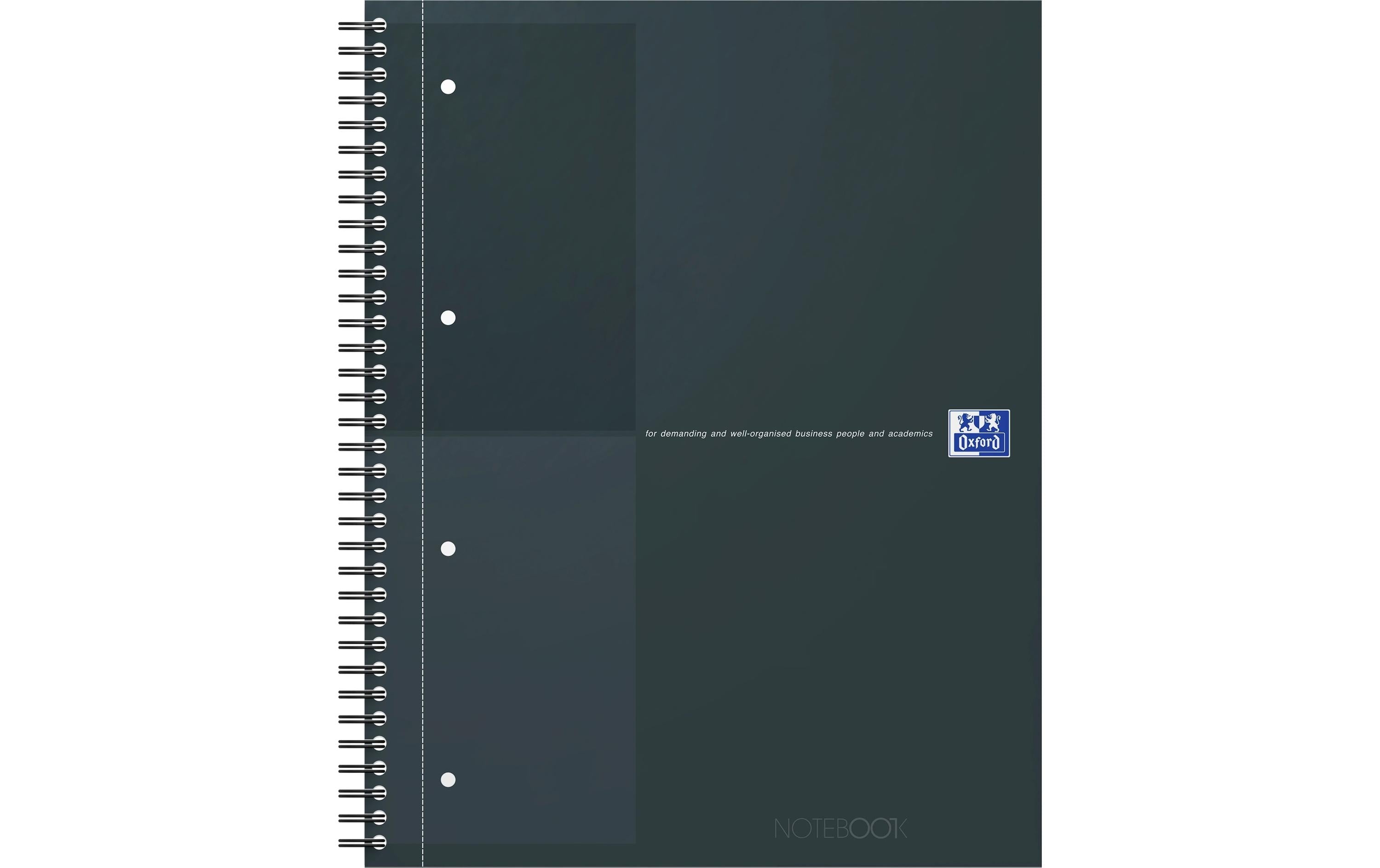 OXFORD A4+ International Notizbuch, liniert A4+, 6-mm-kariert, 80 Blatt