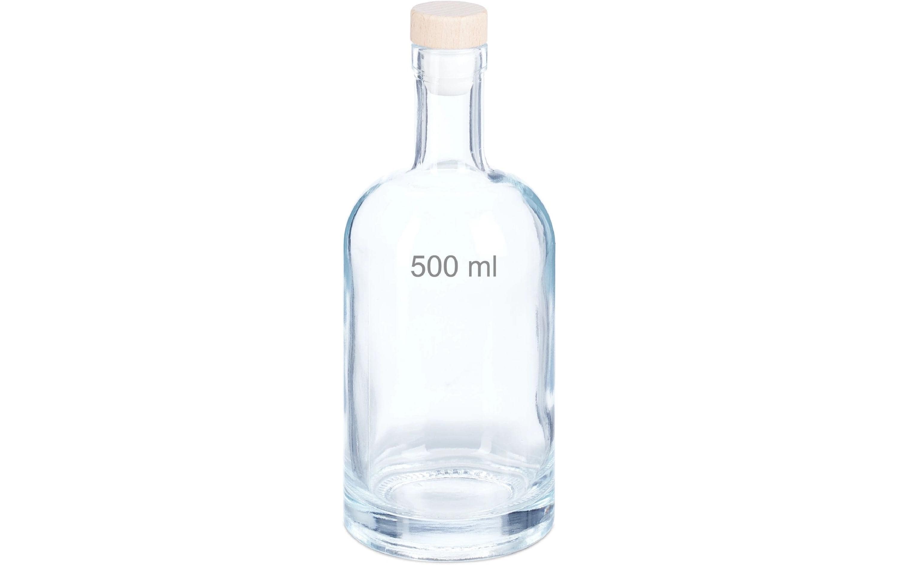 relaxdays Einmachflaschen 500ml 12 Stück