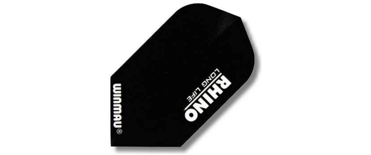 Winmau Flight Rhino Slim-Line black (6905-104), 3 Stück