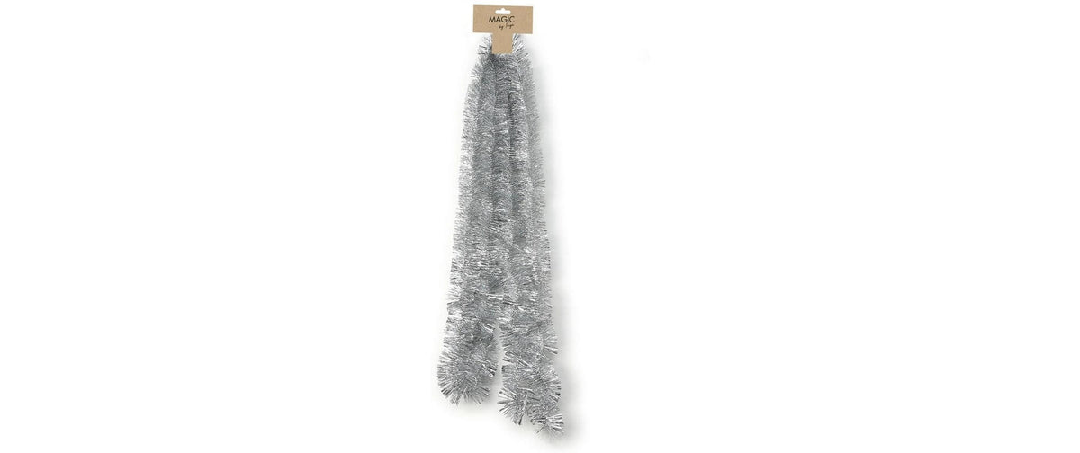 H&J Girlande, Silber Kunsstoff, 5x270 cm (BxL)