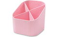HAN Stifteköcher Re-X-LOOP 4 Fächer, recyceltes Material, rosa