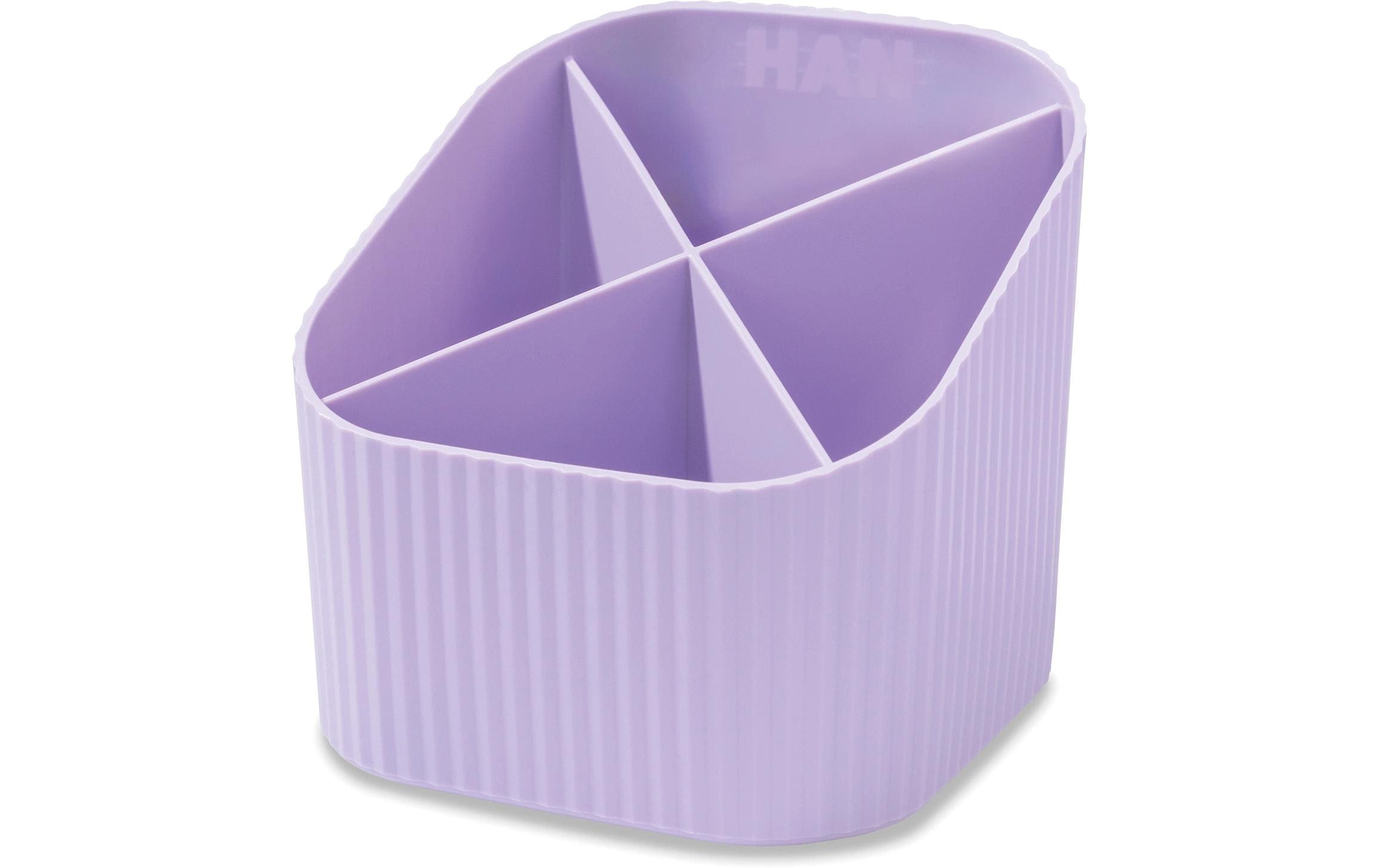 HAN Stifteköcher Re-X-LOOP 4 Fächer, recyceltes Material, pastell lila