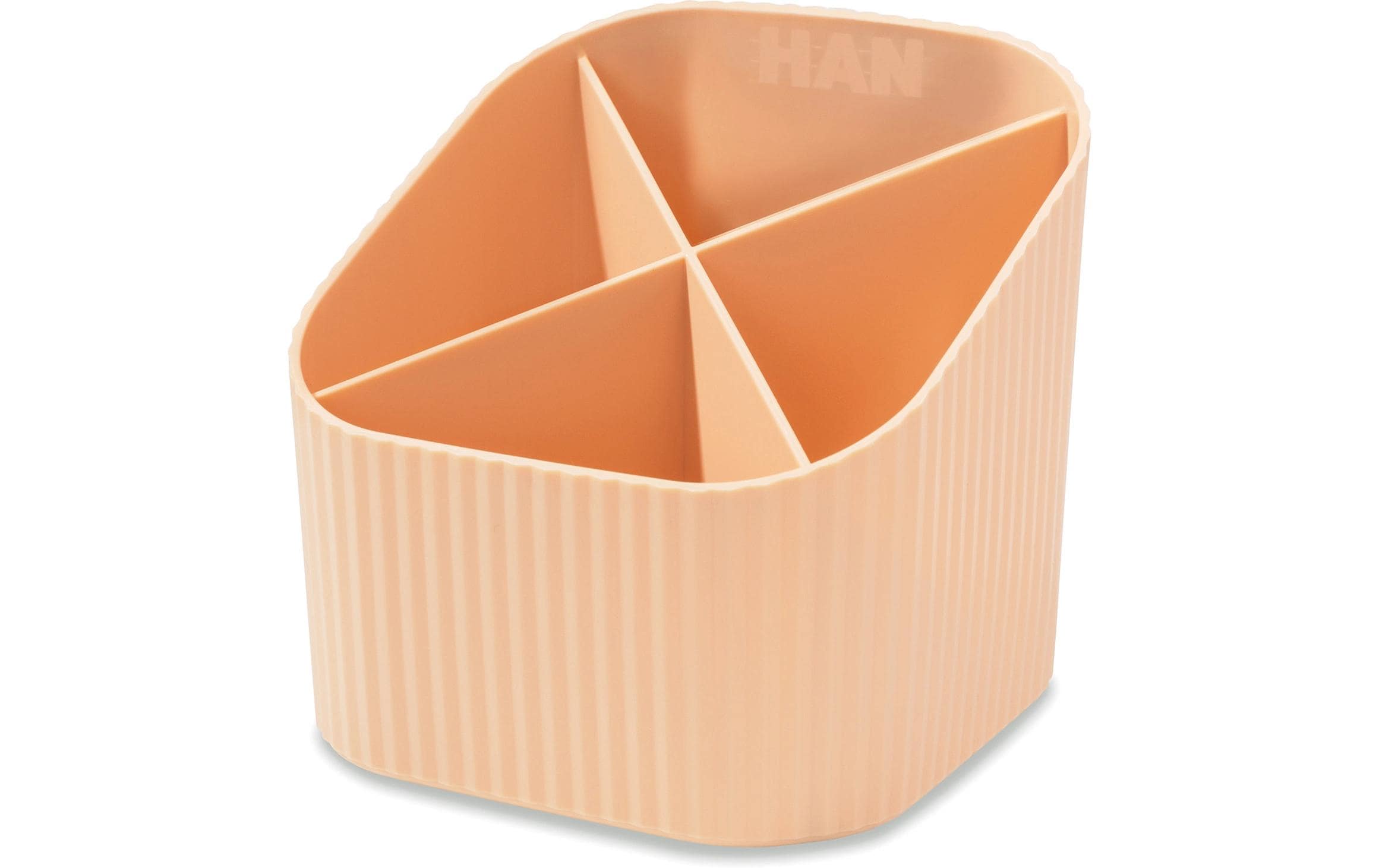 HAN Stifteköcher Re-X-LOOP 4 Fächer, recyceltes Material, orange