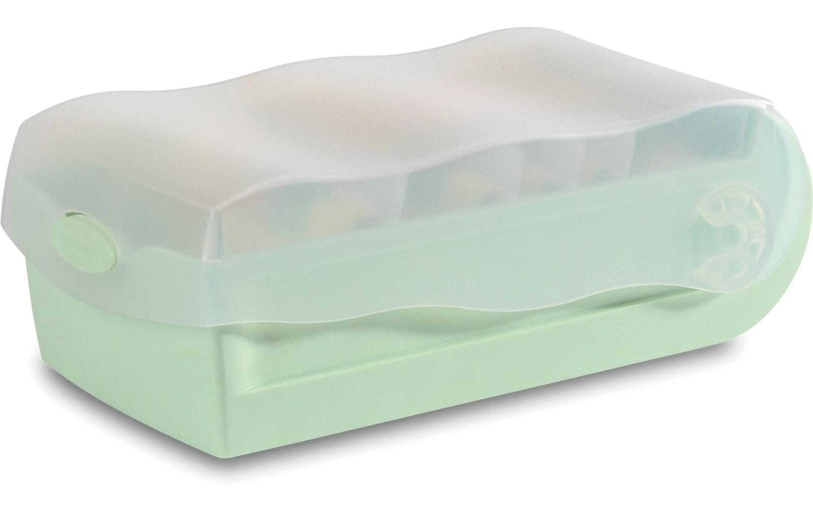 HAN Karteibox Croco A7 5 Stützen, 100 Karten, grün