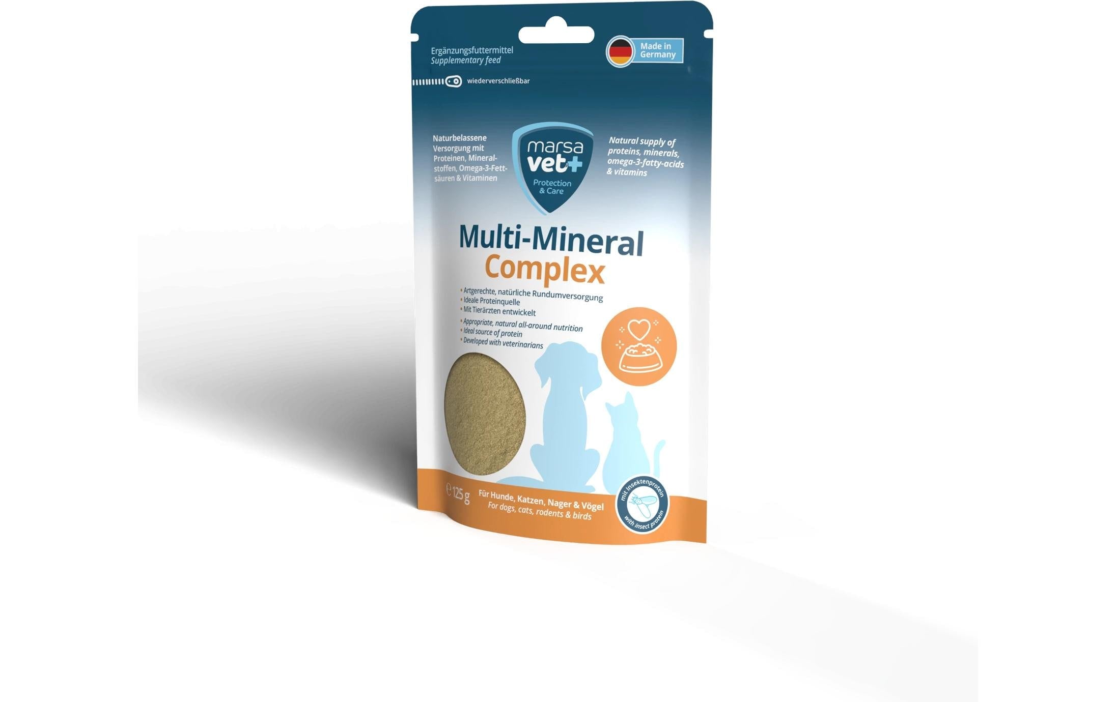 Marsavet Multi-Mineral Complex 125g für Hunde, Katze und andere Haustiere