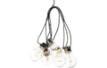 Konstsmide LED Party Lichterkette klar 5x LED bernstein, exkl. 4x AA, Timer 6h