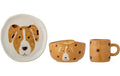 Bloomingville Geschirrset Fenix, 3er Set Steingut,Waschmasch.,7x6.5/11.5x7/15 cm