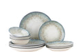 Bloomingville Geschirrset Calen, 12teilig Steingut, Waschmasch., 17x5/22x3/27x4 cm