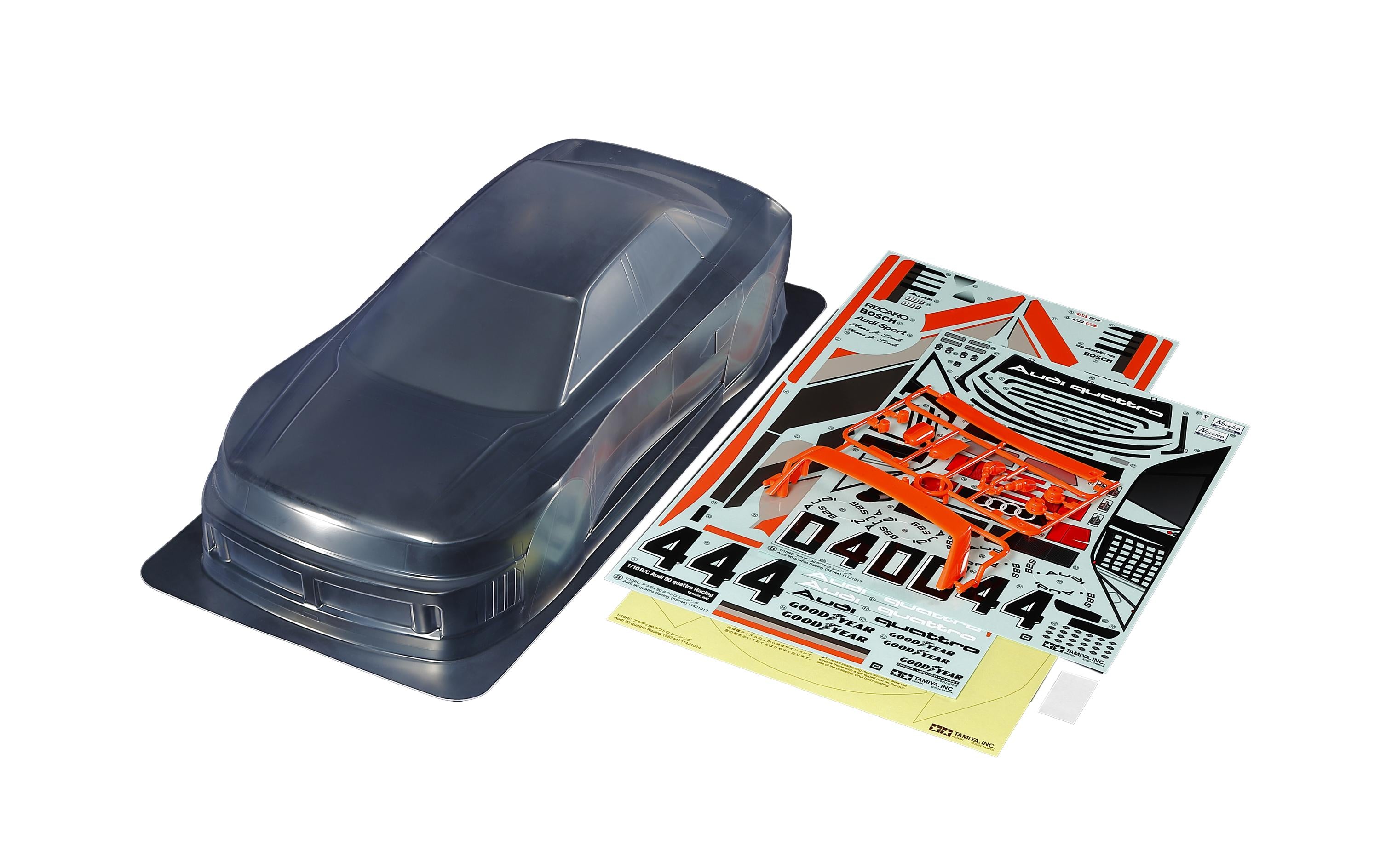 Tamiya Audi 90 quattro Racing Body Parts Karo., 1:10, Body Parts Set