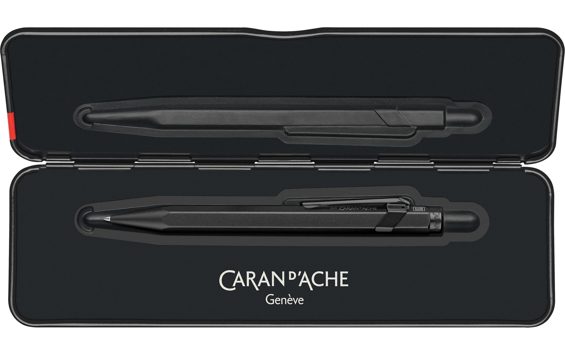 Caran dAche Kugelschreiber 849 XL BlackCode M 1mm, schwarz