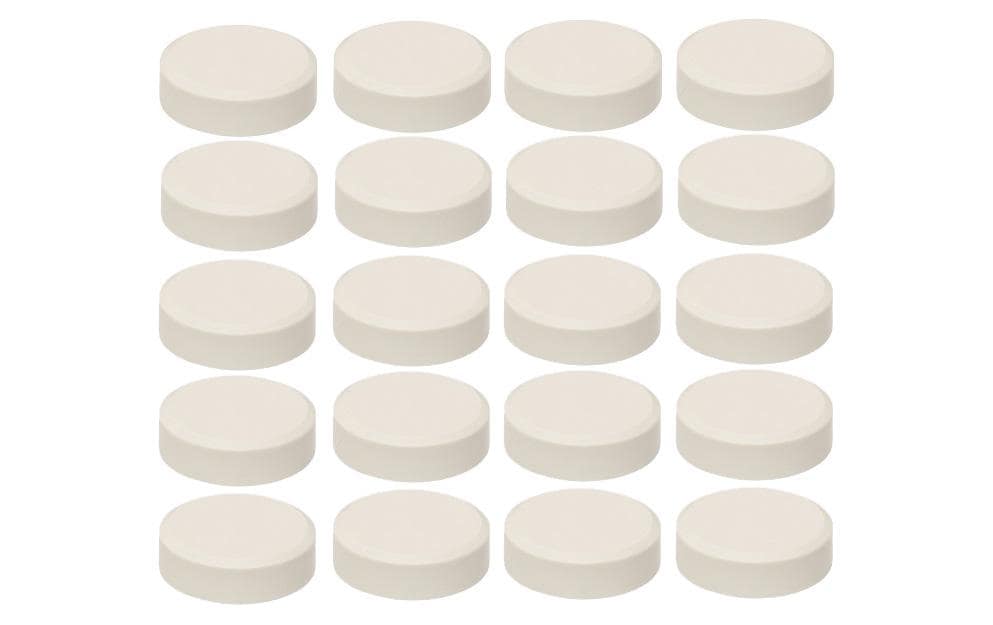 MAUL Facetterand-Magnete MAULpro Recycling Ø 29 mm, 0.6kg Tragkraft, 20 Stk., weiss