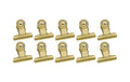 MAUL Papier-Klemmer MAULstandard Breite 30 mm, 10er Pack, gold
