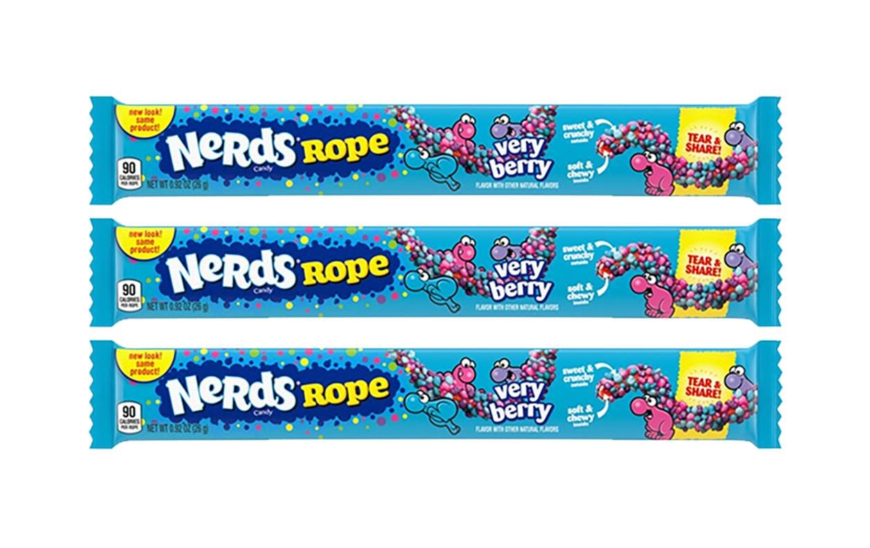 Wonka Nerds Rope Very Berry KIT 3 x 26 g