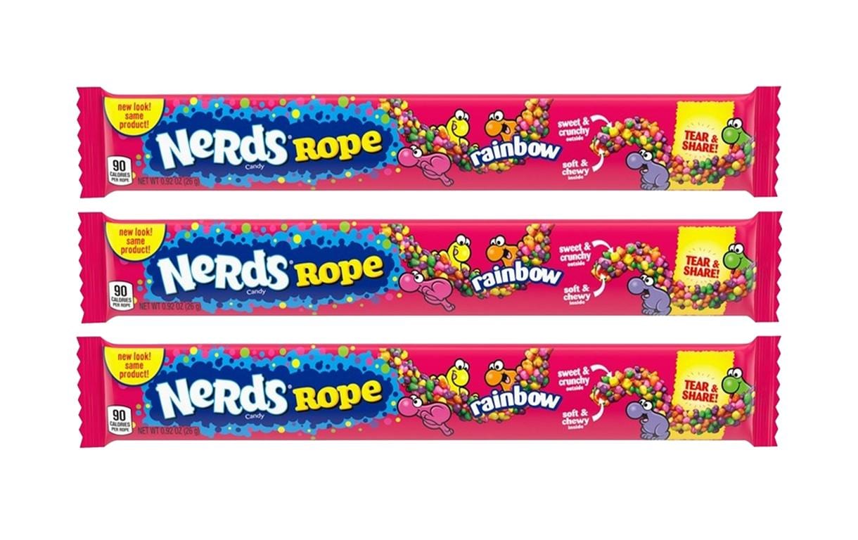 Wonka Nerds Rope Rainbow KIT 3 x 26 g
