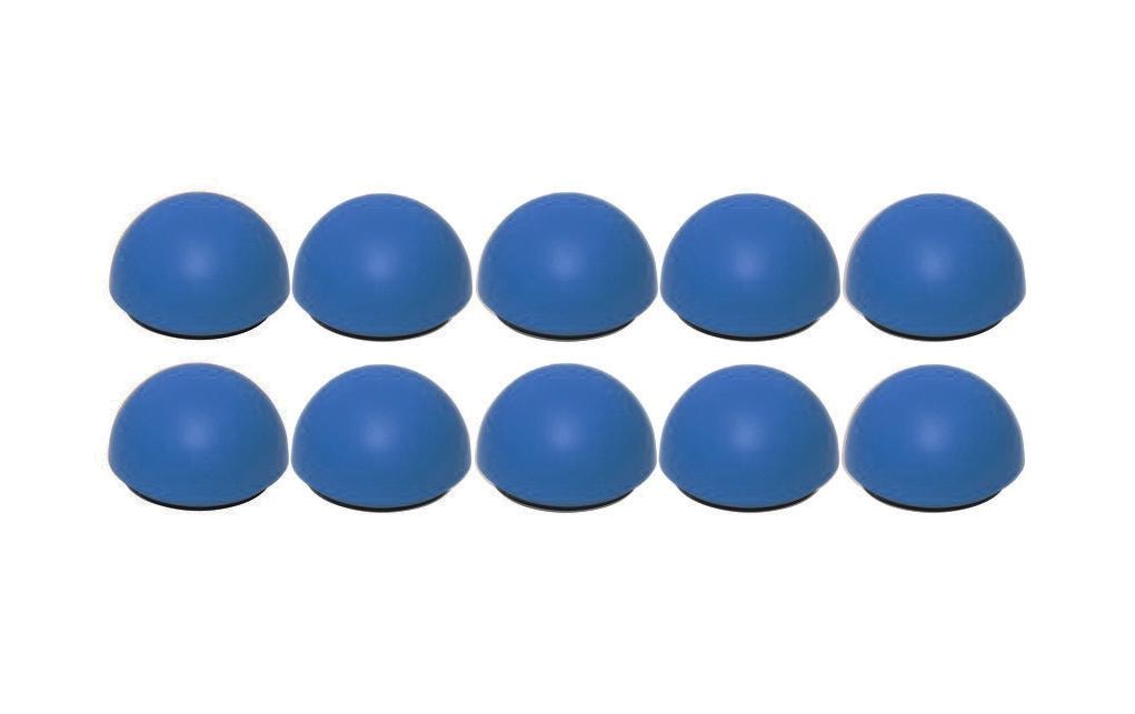 MAUL Kugel-Magnete Recycling Ø 30 mm, 0.6kg Tragkraft, 10 Stk., blau