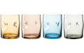 GK/Trinkglas 300ml sort. 4 Stk.,Assortiert, D8xH9cm, 300ml