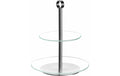 GK/Etagere 2tlg. silber CENA 1 Stk., D19xH32cm