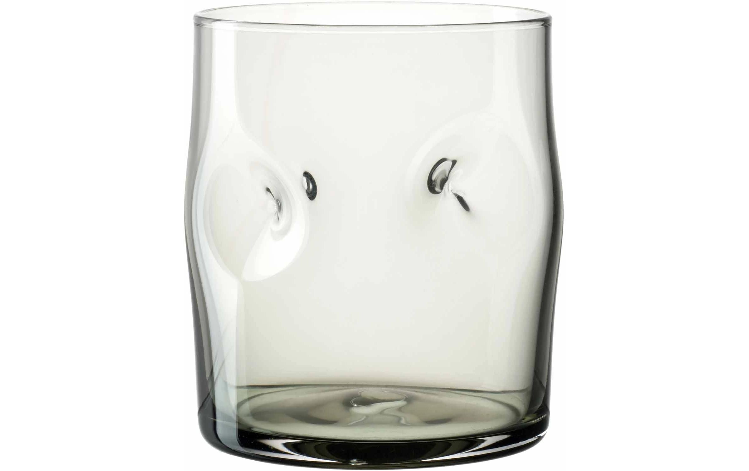 Trinkglas 300ml grau VESUVIO 4 Stk.,D8xH9cm, 300ml