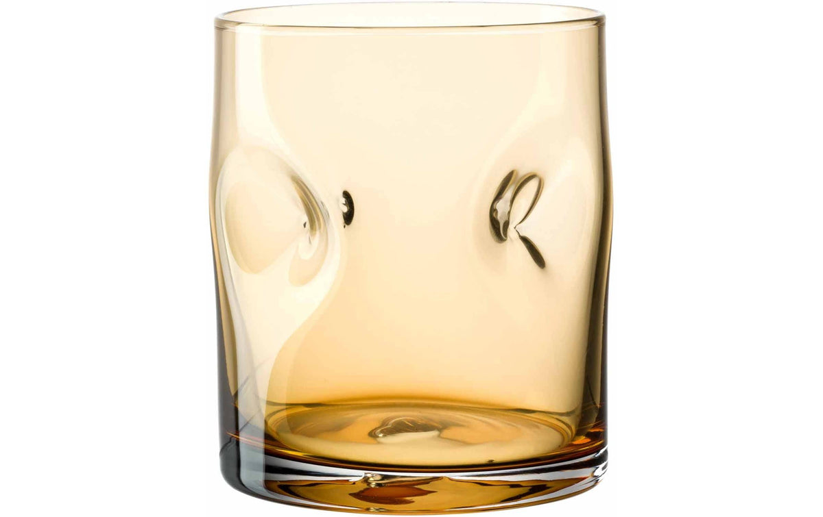 Trinkglas 300ml amber VESUVIO 4 Stk.,D8xH9cm, 300ml