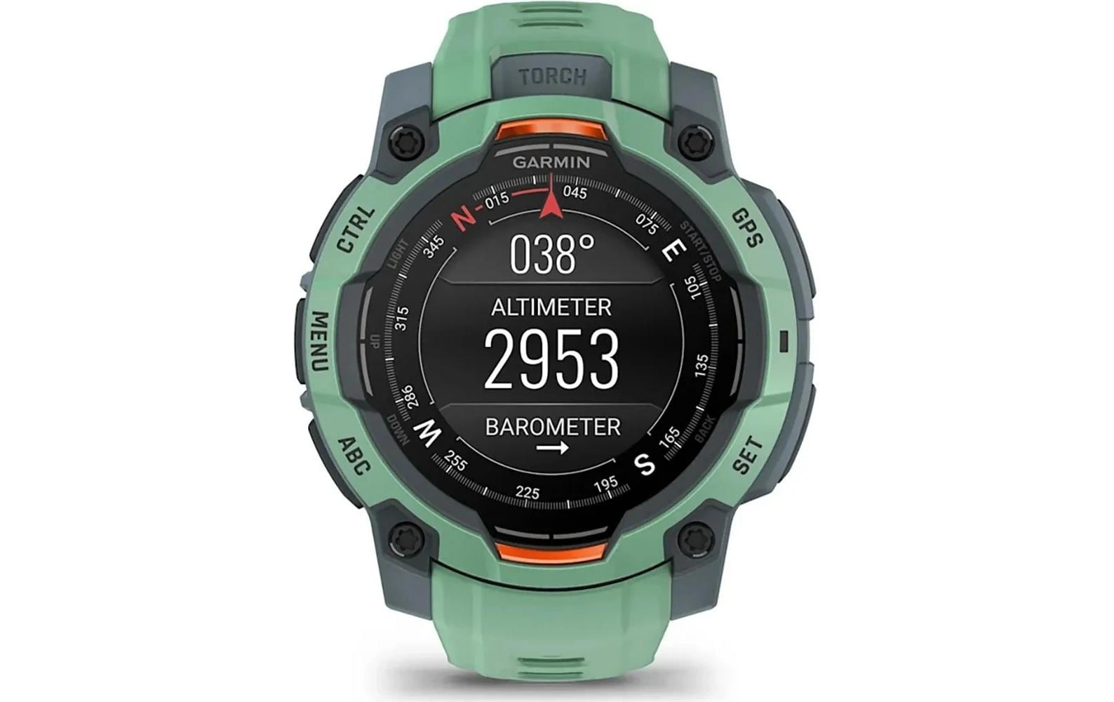Garmin Instinct 3 - 45 mm, AMOLED Twilight/Neo Tropic mit Silikonband, 22mm