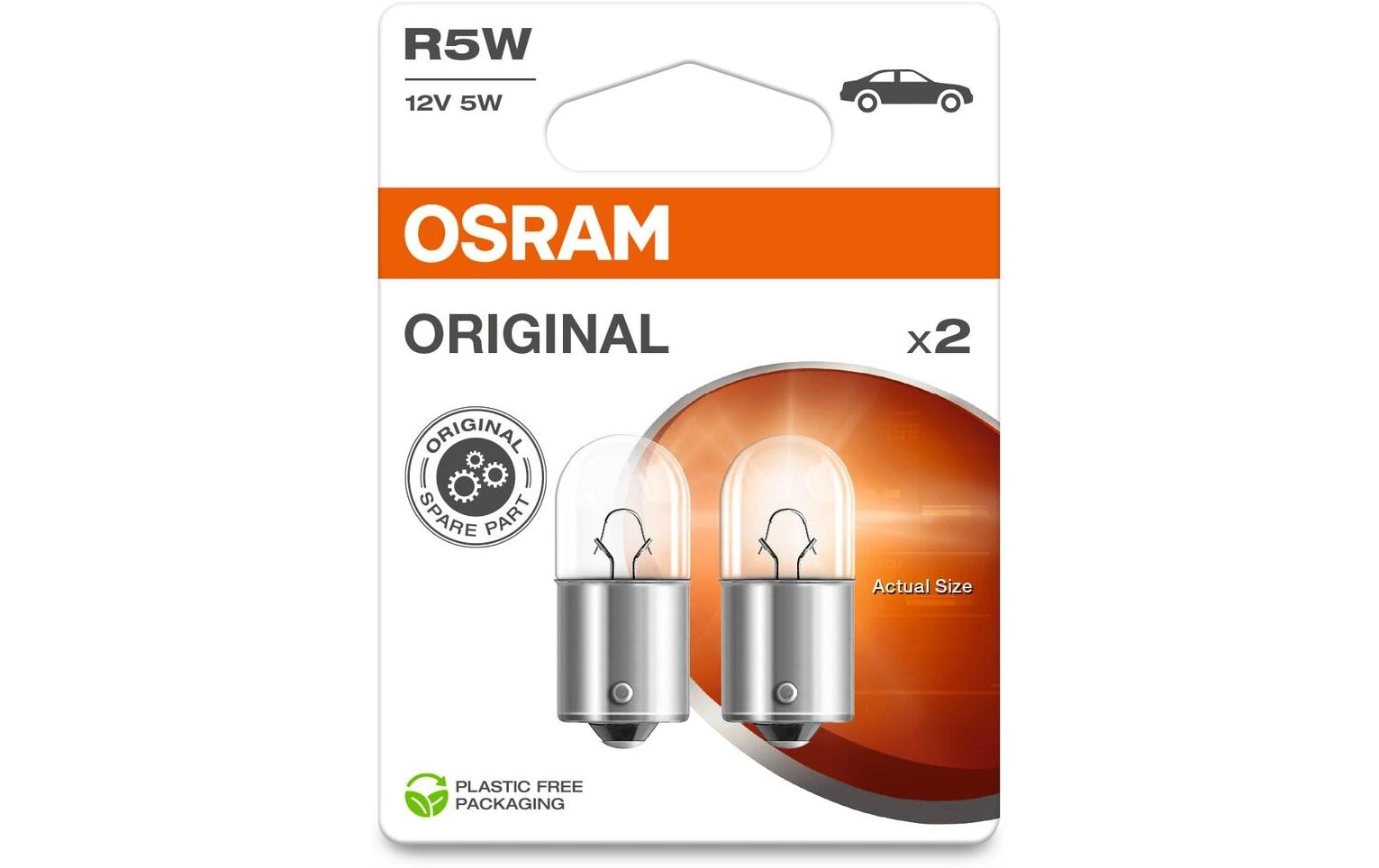 OSRAM Glühlampe 12V 5W BA15s / Blister