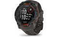 Garmin Instinct 3 - 50 mm, Solar Solar Kohle/Schwarz mit Silikonband, 26mm
