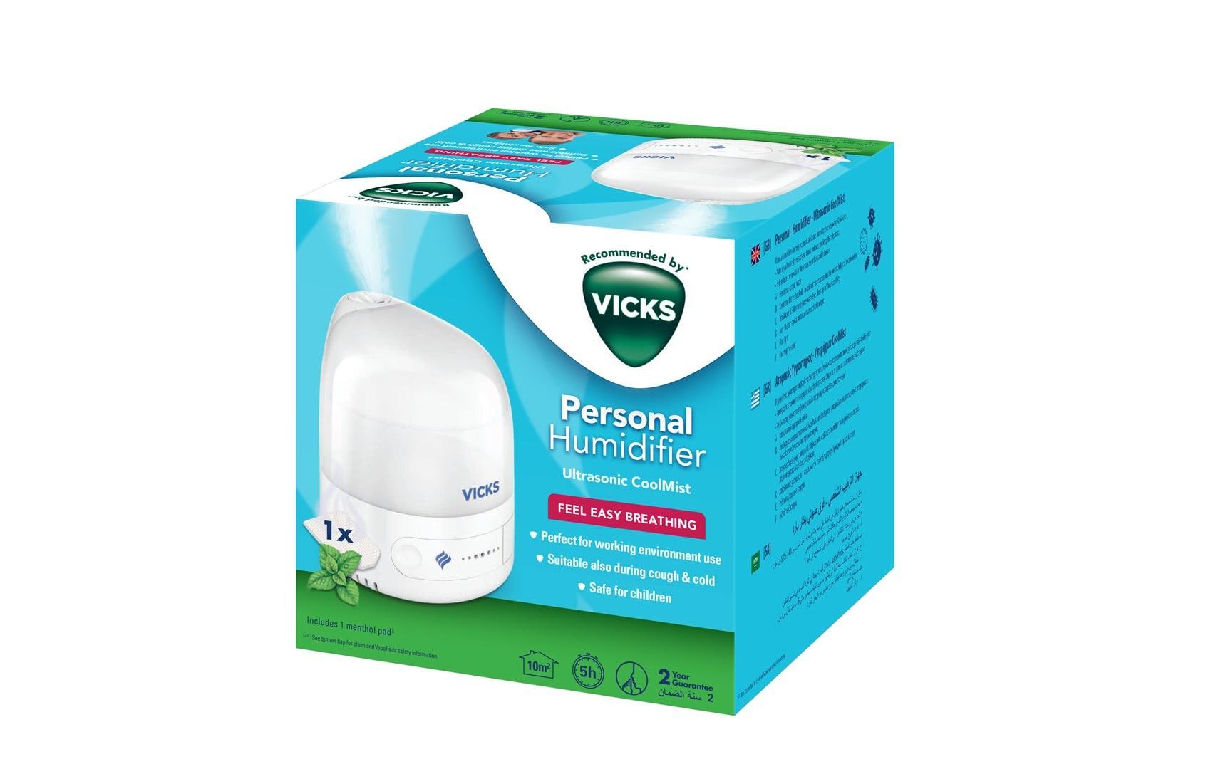 VICKS Kaltluft Ultraschall-Luftbefeuchter VUL510E4