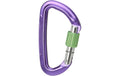 WC Carabiner Session Screw Gate Purple/Green