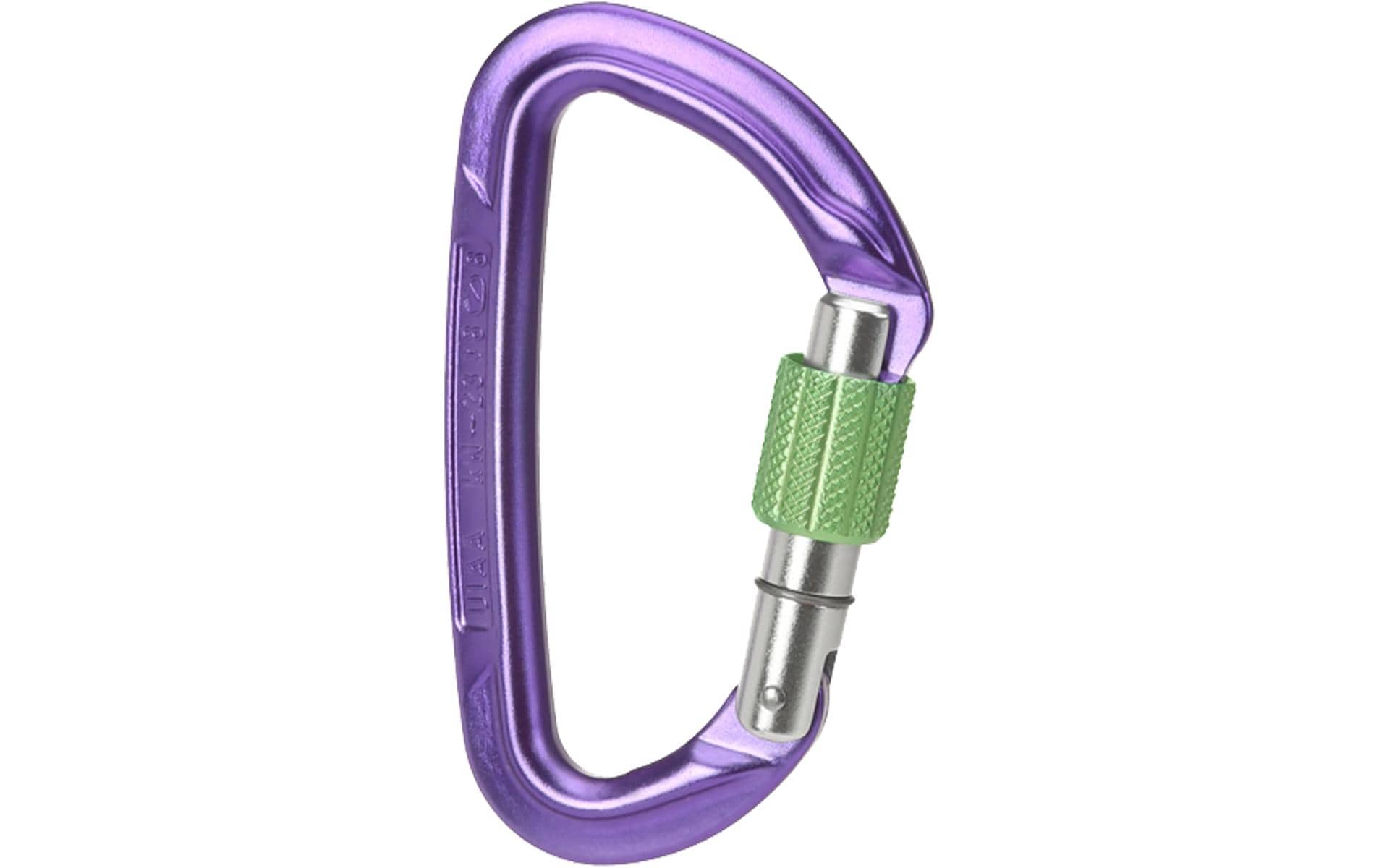 WC Carabiner Session Screw Gate Purple/Green