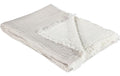 Eskimo Decke Artemis 140x200 cm, Hellgrau 100% Baumwolle, waschbar 30 Grad