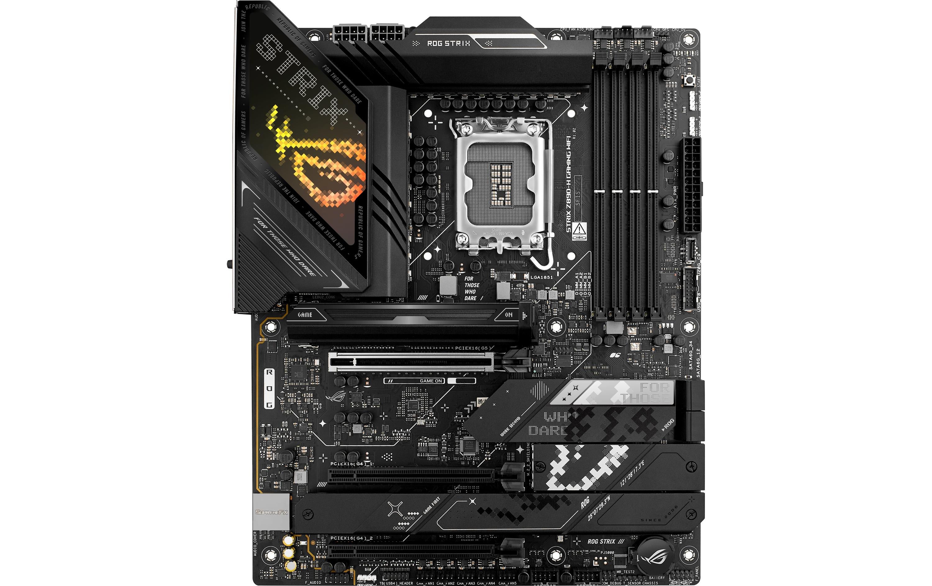 ASUS ROG STRIX Z890-H GAMING WIFI Intel Z890, 4x DDR5, PCI-E 5.0, WIFI7