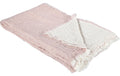 Eskimo Decke Artemis 140x200 cm, Rose 100% Baumwolle, waschbar 30 Grad