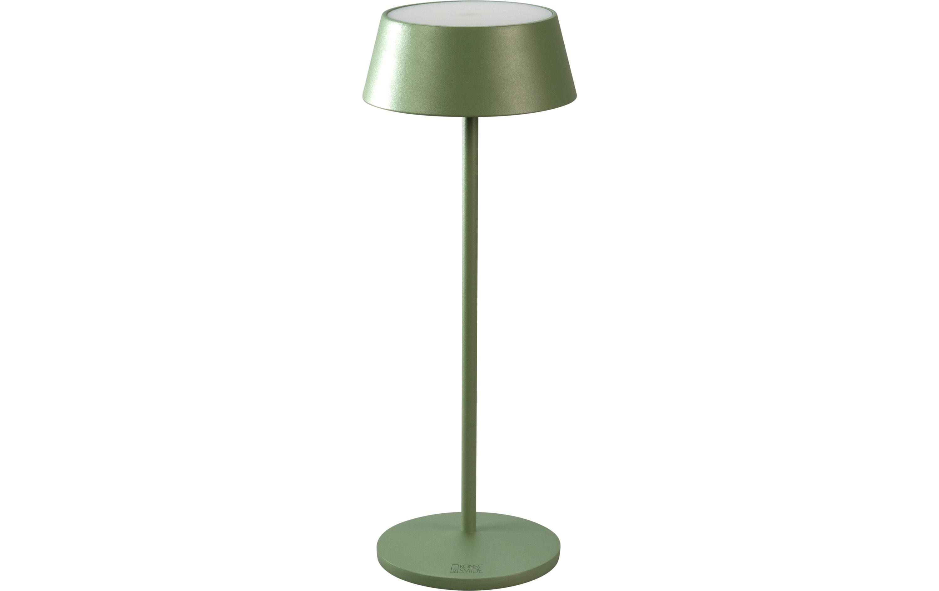 Konstsmide Menton USB-Tischleuchte Mintgrün LED 2200/2700K, Dimmbar / IP54