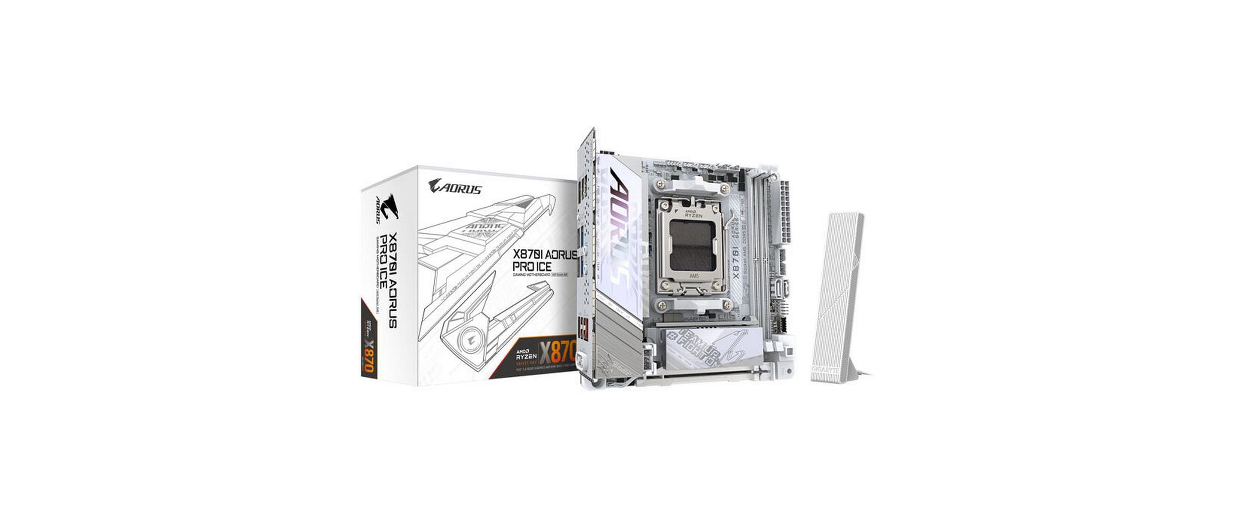 Gigabyte X870I AORUS PRO ICE, mini-ATX AM5, AMD X870E, 2x DDR5, WIFI 7