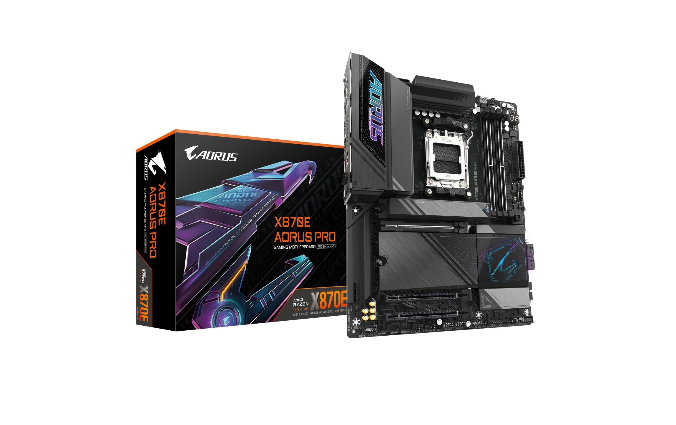Gigabyte X870E AORUS PRO, ATX AM5, AMD X870E, 4x DDR5, WIFI 7
