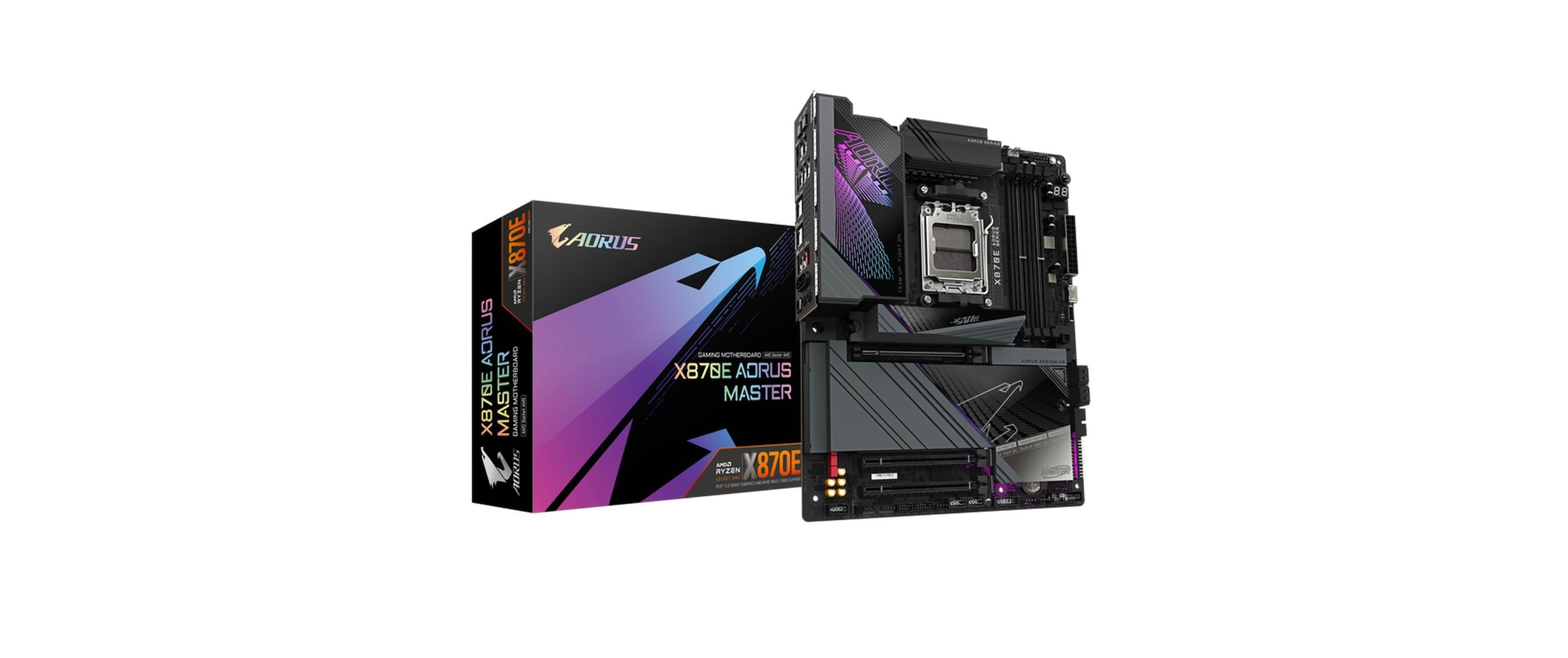 Gigabyte X870E AORUS MASTER, ATX AM5, AMD X870E, 4x DDR5, WIFI 7
