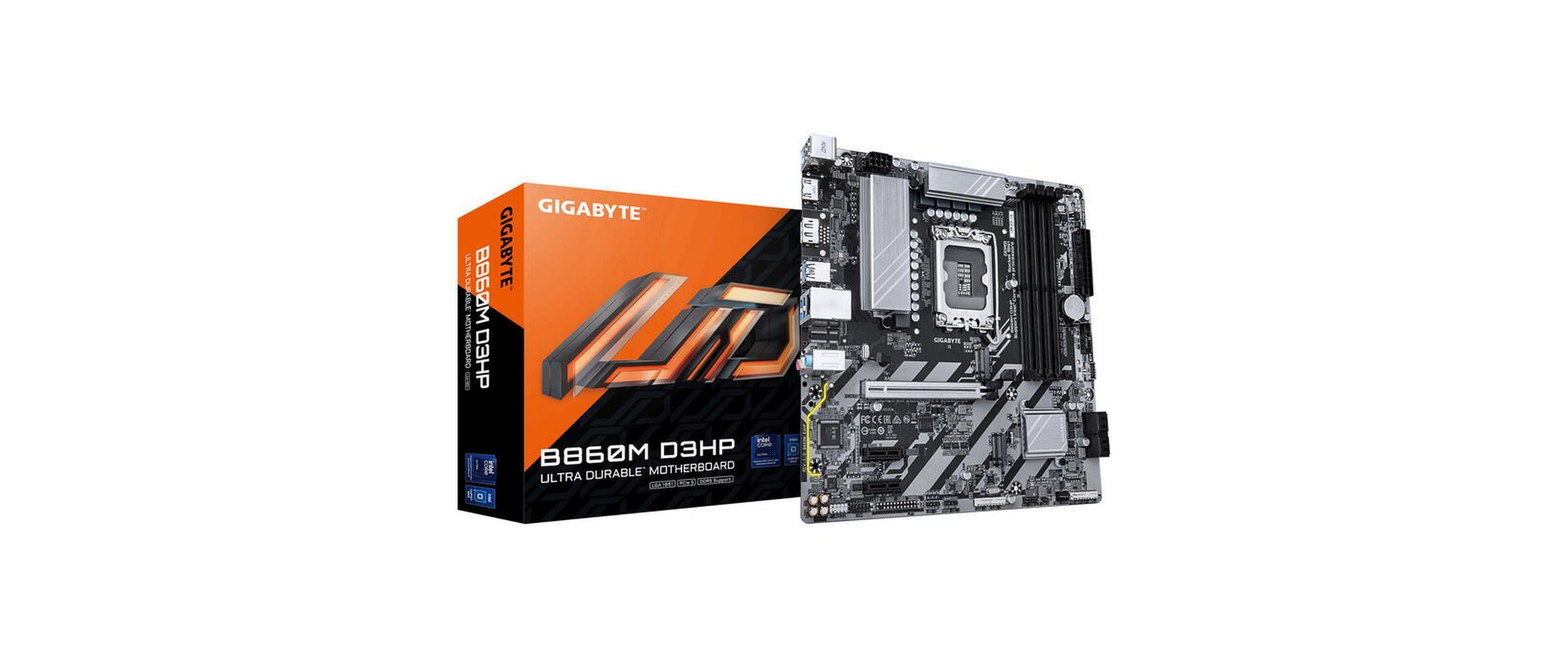 Gigabyte B860M D3HP, uATX LGA1851, Intel B860, 4x DDR5