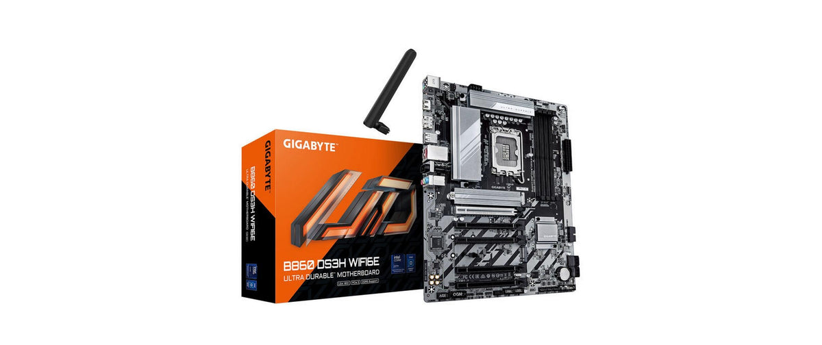 Gigabyte B860 DS3H WIFI6E, ATX LGA1851, Intel B860, 4x DDR5, WIFI6E