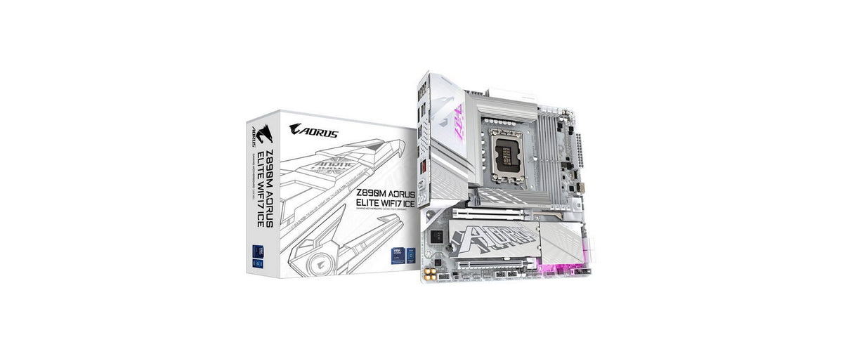 Gigabyte Z890M AORUS ELITE WIFI7 ICE, uATX LGA1851, Intel Z890, 4x DDR5, WIFI 7