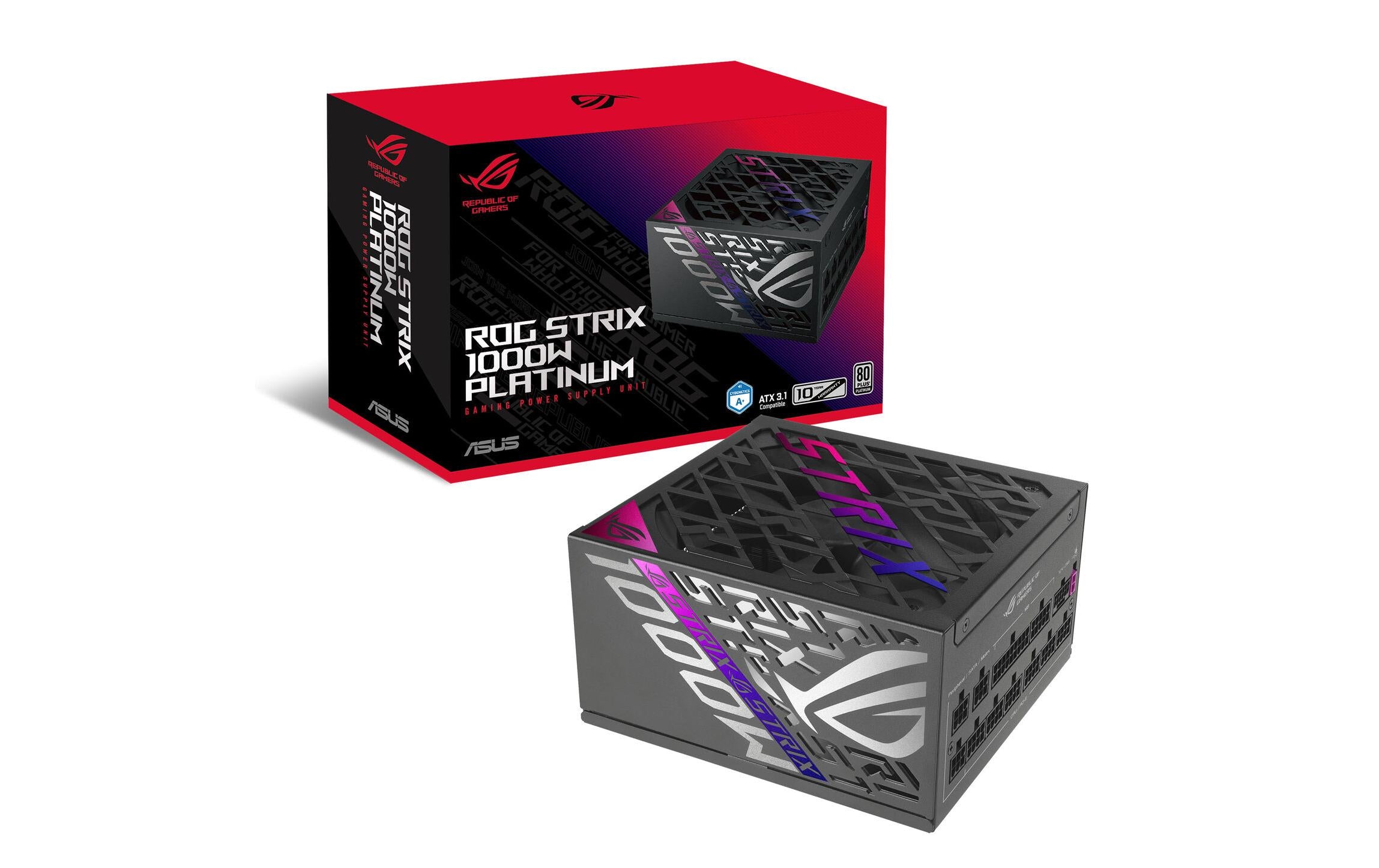 Asus ROG STRIX 1000P GAMING 80+ Platinum, PCI-E 5.0 ready