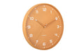 KARLSSON Wanduhr Orgullo Exkl. 1xAA Batterie, Ochre yellow
