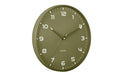 KARLSSON Wanduhr Orgullo Exkl. 1xAA Batterie, Army green